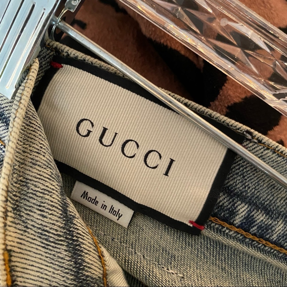 NWT GUCCI harness jeans from runway - Picture 11 of 11